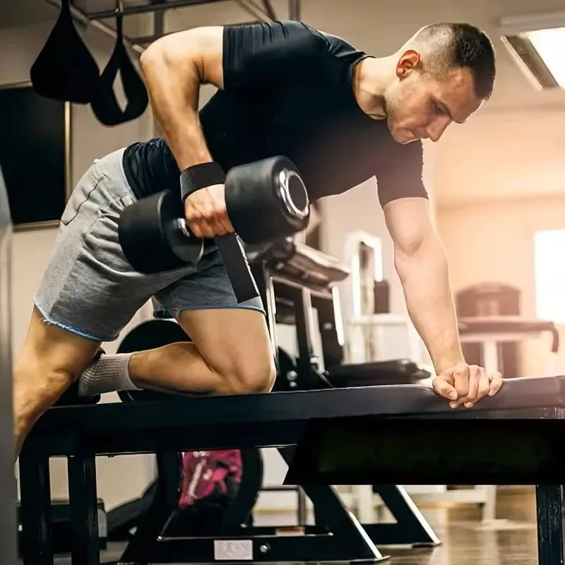 Non-slip Gym Dumbbell Lifting Straps
